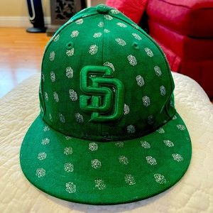 Bright green with White lettering SD hat.